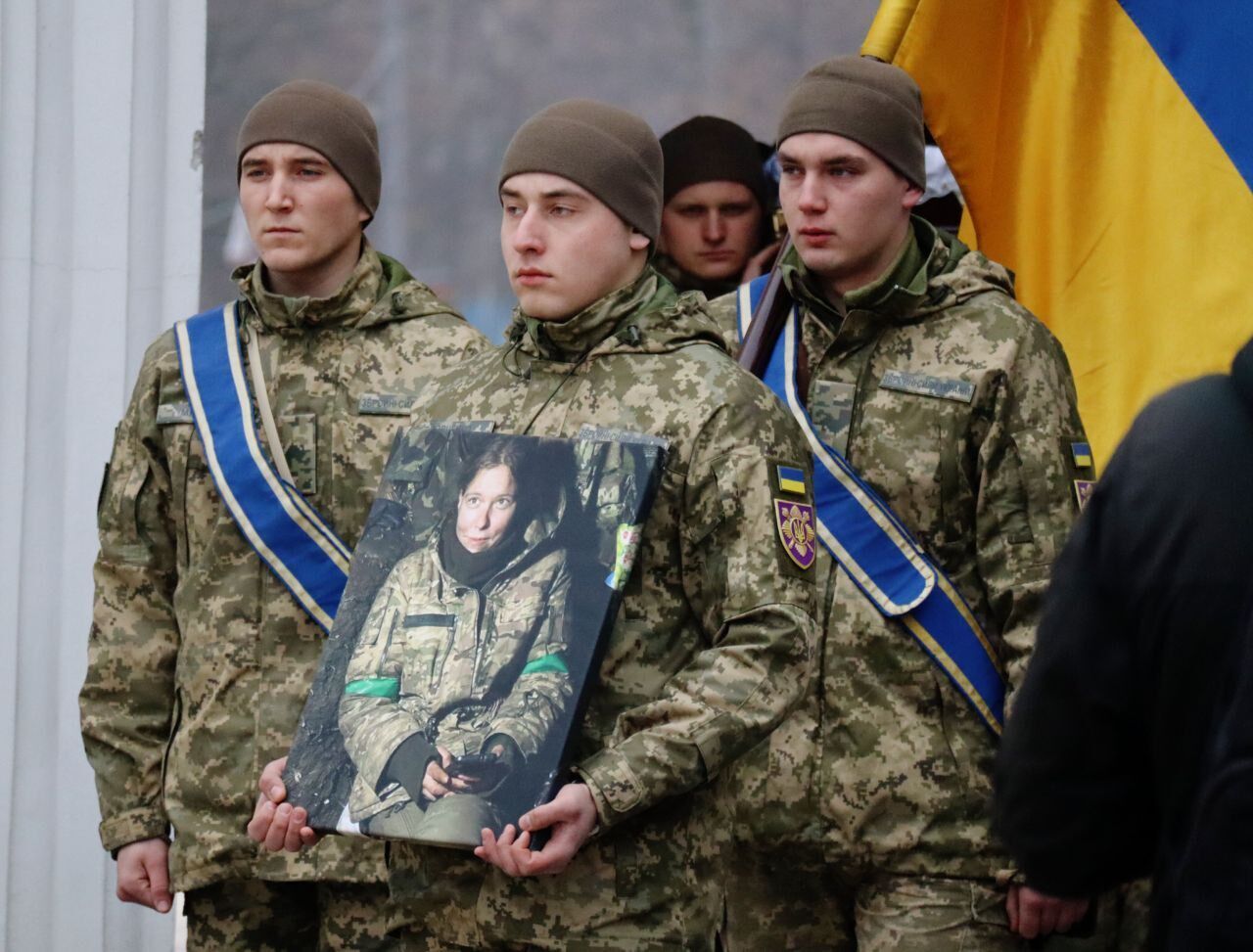 ''She planned to live in a prosperous, liberated country'': in Kyiv, a German combat medic, Diana Wagner, was honored. Photos