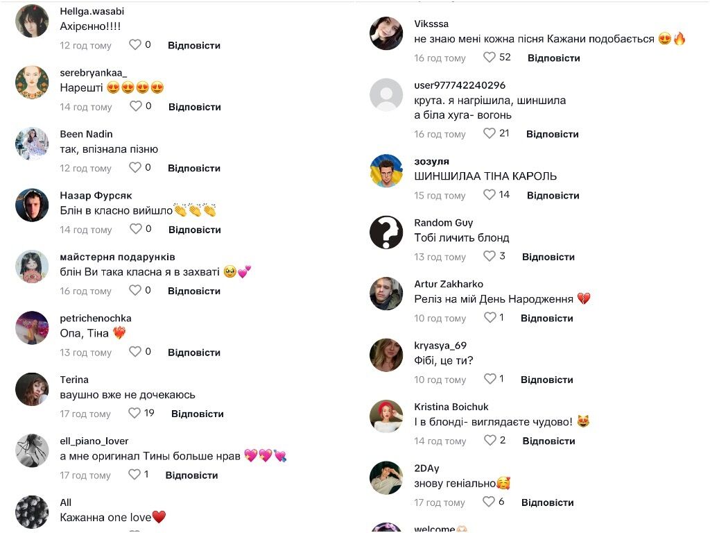 The author of the hit song ''Dupa ogirka'' translated Tina Karol's song ''Shynshyla'' into Ukrainian: the network is delighted. Video.