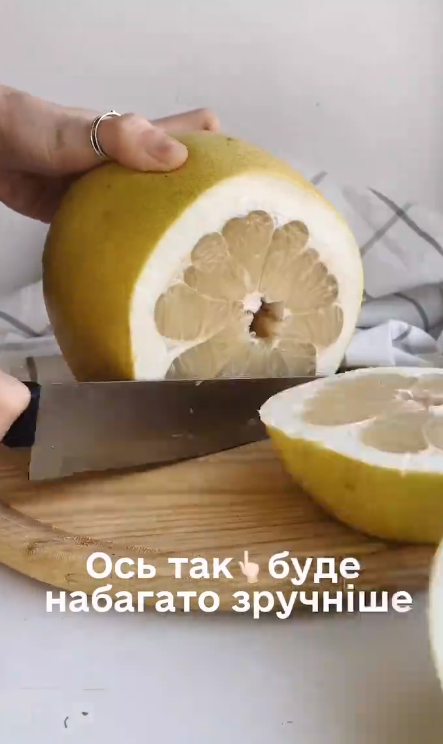 Slicing fruit