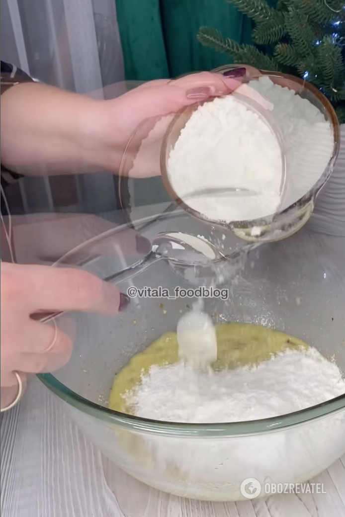 Making shortbread dough