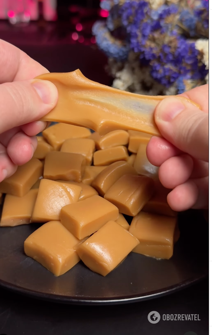 Delicious homemade toffee