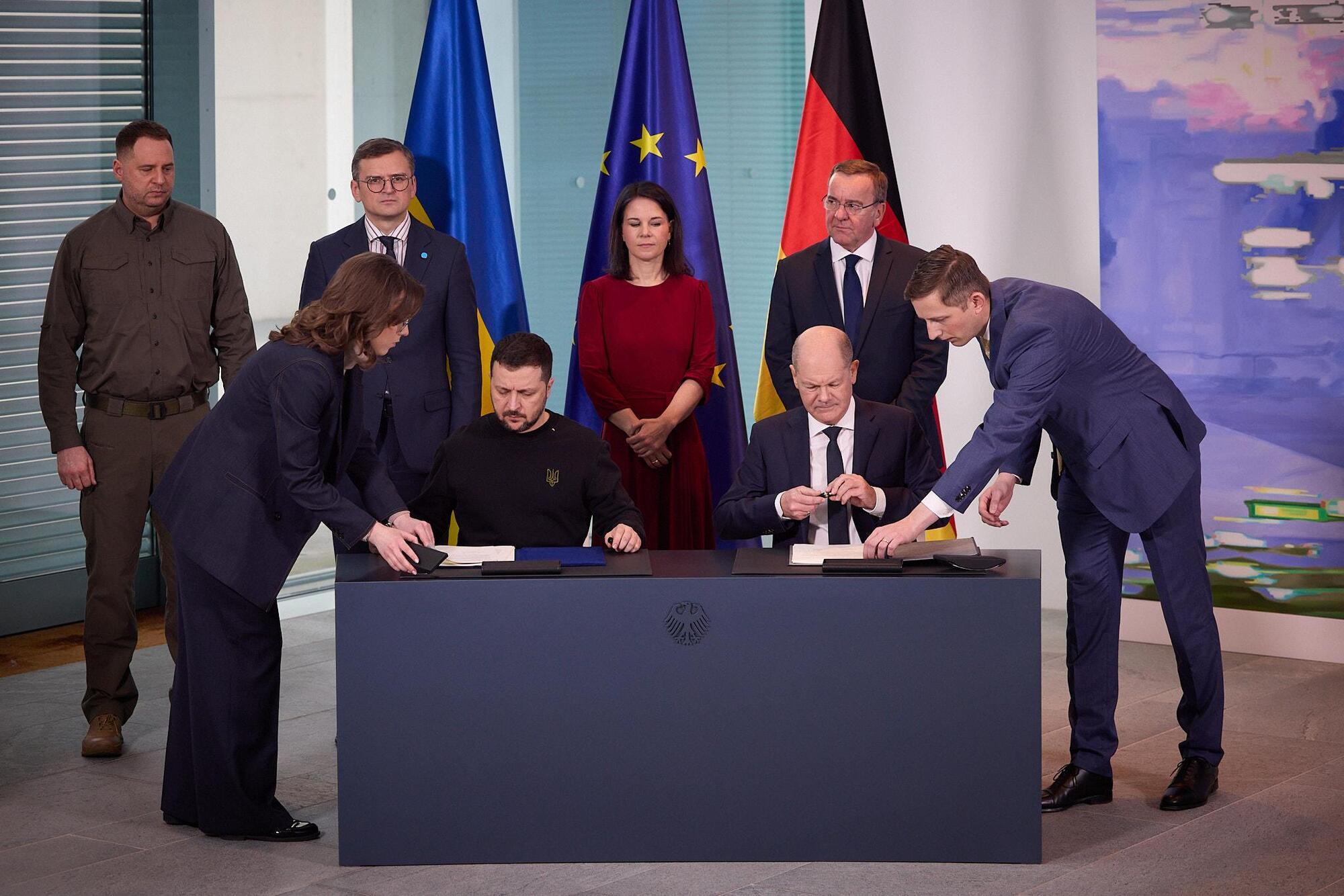 Podpisanie dwustronnej umowy o bezpieczeństwie między Ukrainą a Niemcami