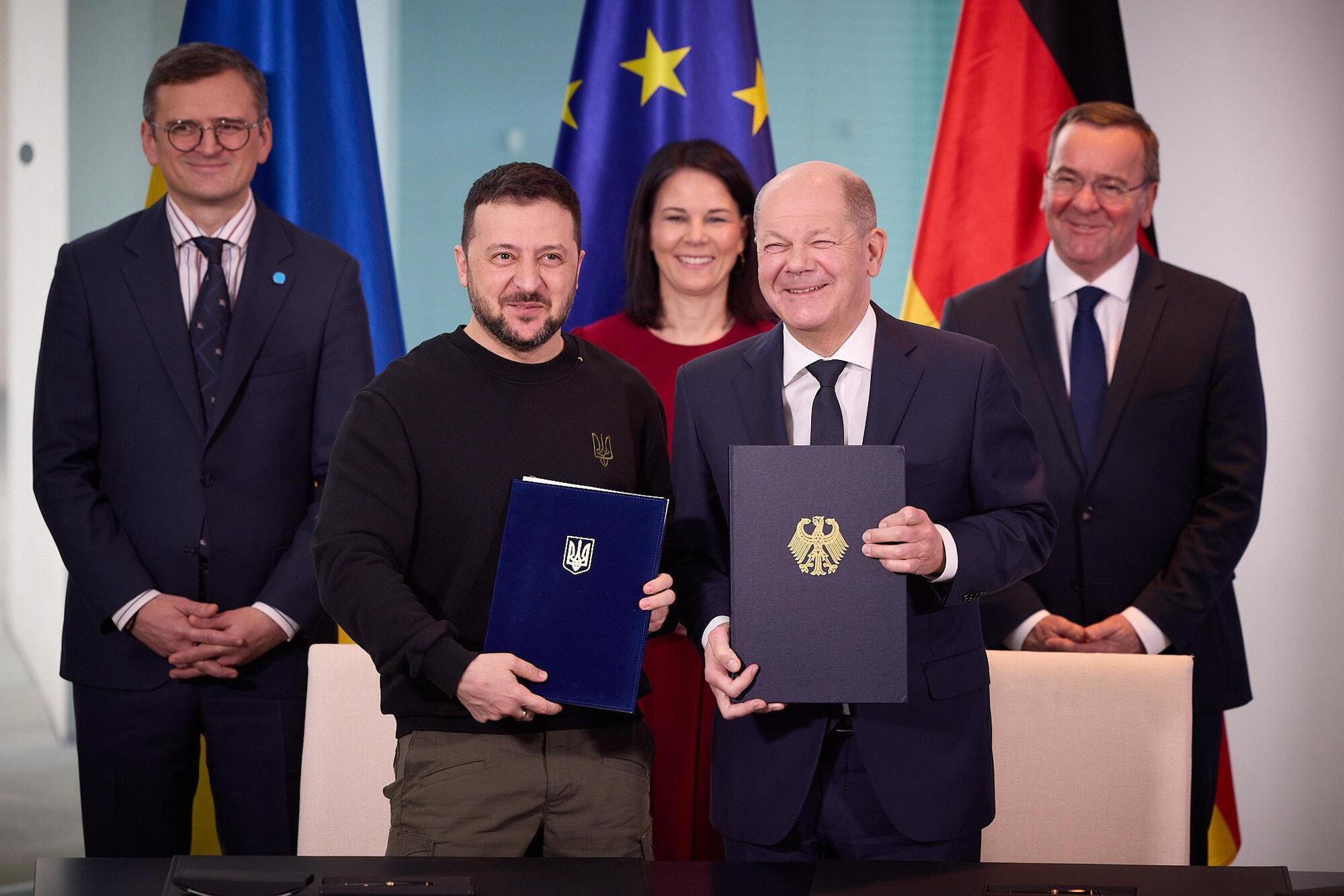 President Zelenskyy and Federal Chancellor Scholz