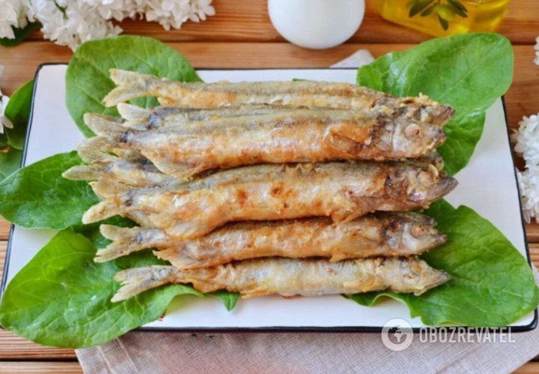 How to cook capelin without frying