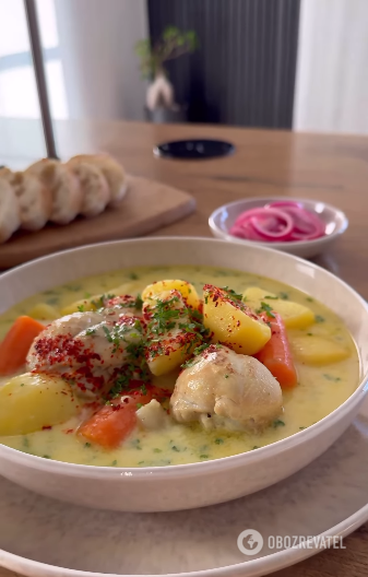 Chicken drumstick soup in broth: a recipe from the Mkrtchyan celebrity couple