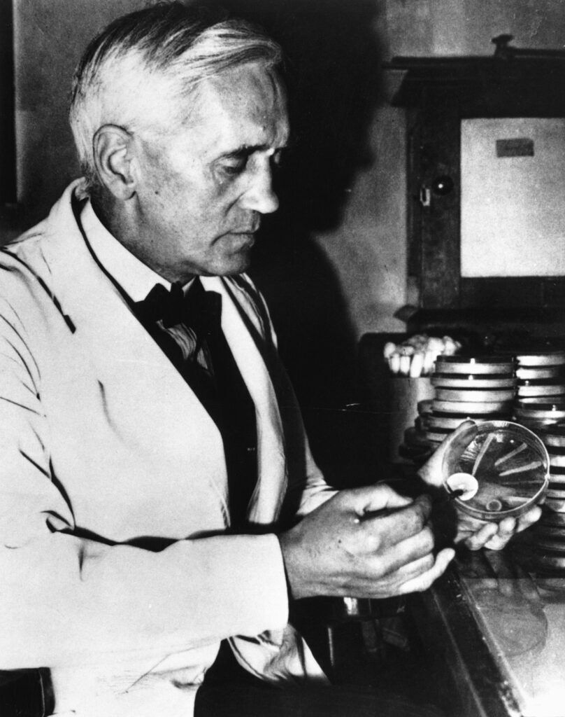 Microbiologist Alexander Fleming