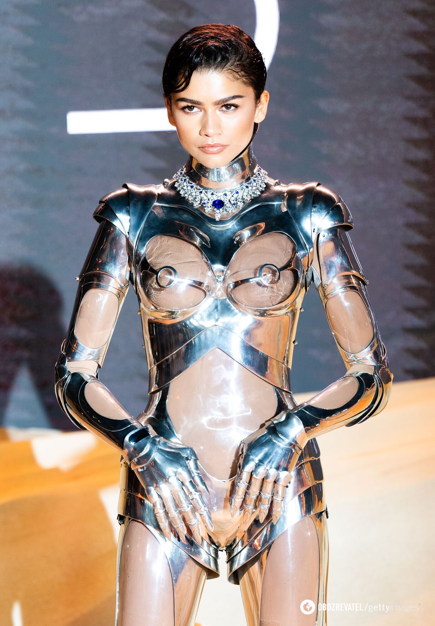 Zendaya, wearing a see-through robot costume from Mugler's 1995 collection, shocked the audience at the Dune: Part Two premiere