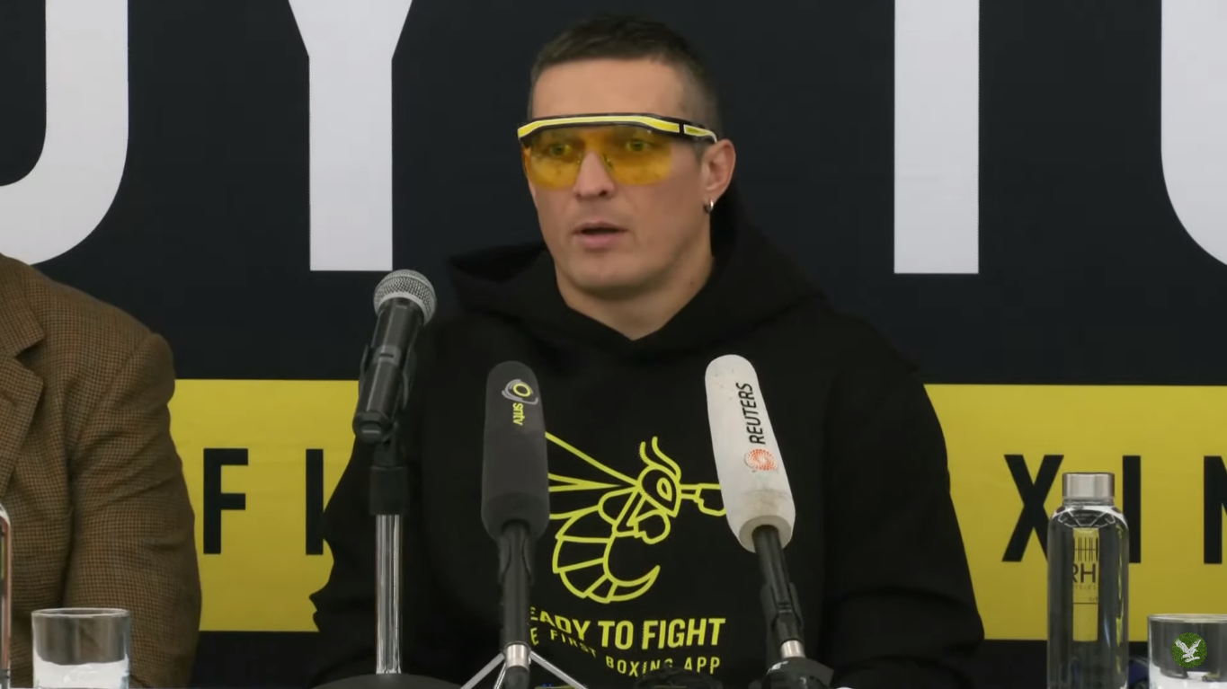 ''He plays by my rules''. Usyk gave a press conference before the fight, revealing the truth about Fury