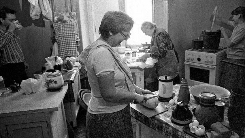 Kitchen in a Stalinist apartment