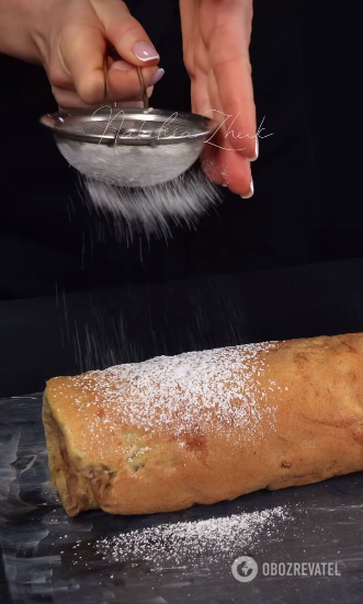 Incredibly flavorful apple roll that takes only 10 minutes to cook: recipe