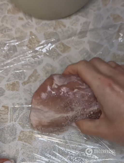 How to cook homemade pork balyk: you need special salt