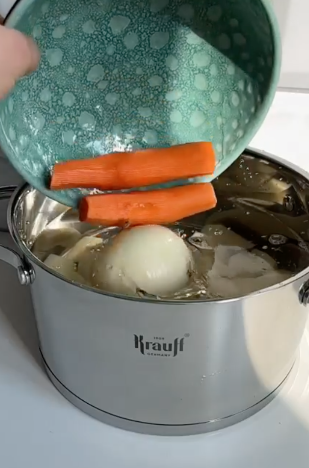 Vegetables for borscht