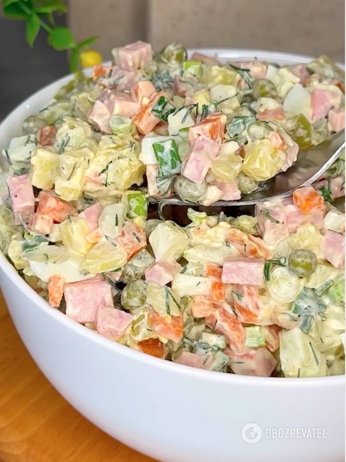 Ready-made Olivier Salad