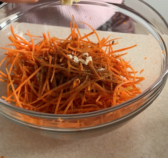 Delicious Korean-style carrots