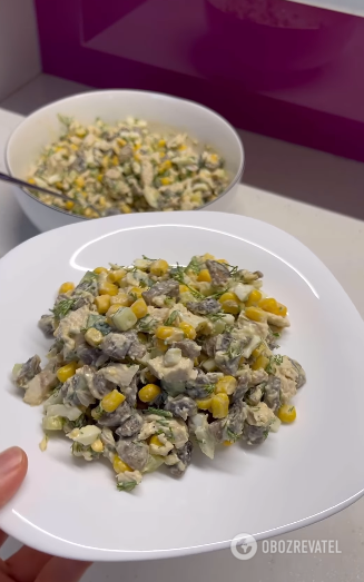 Zodiac salad with champignons: what to add for an unsurpassed taste