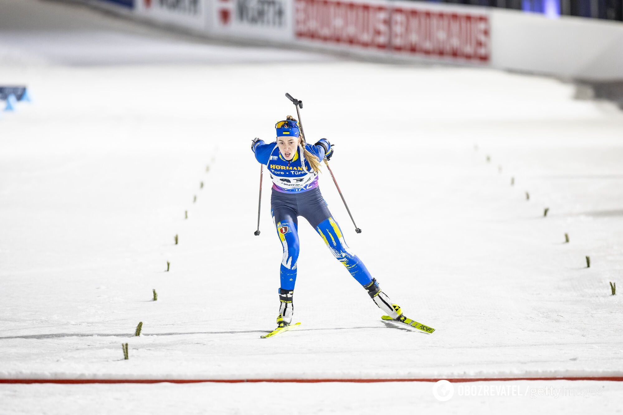 The most beautiful biathlete of Ukraine, who served in the Armed Forces of Ukraine, competed in the mass start at the World Championships for the first time in her life