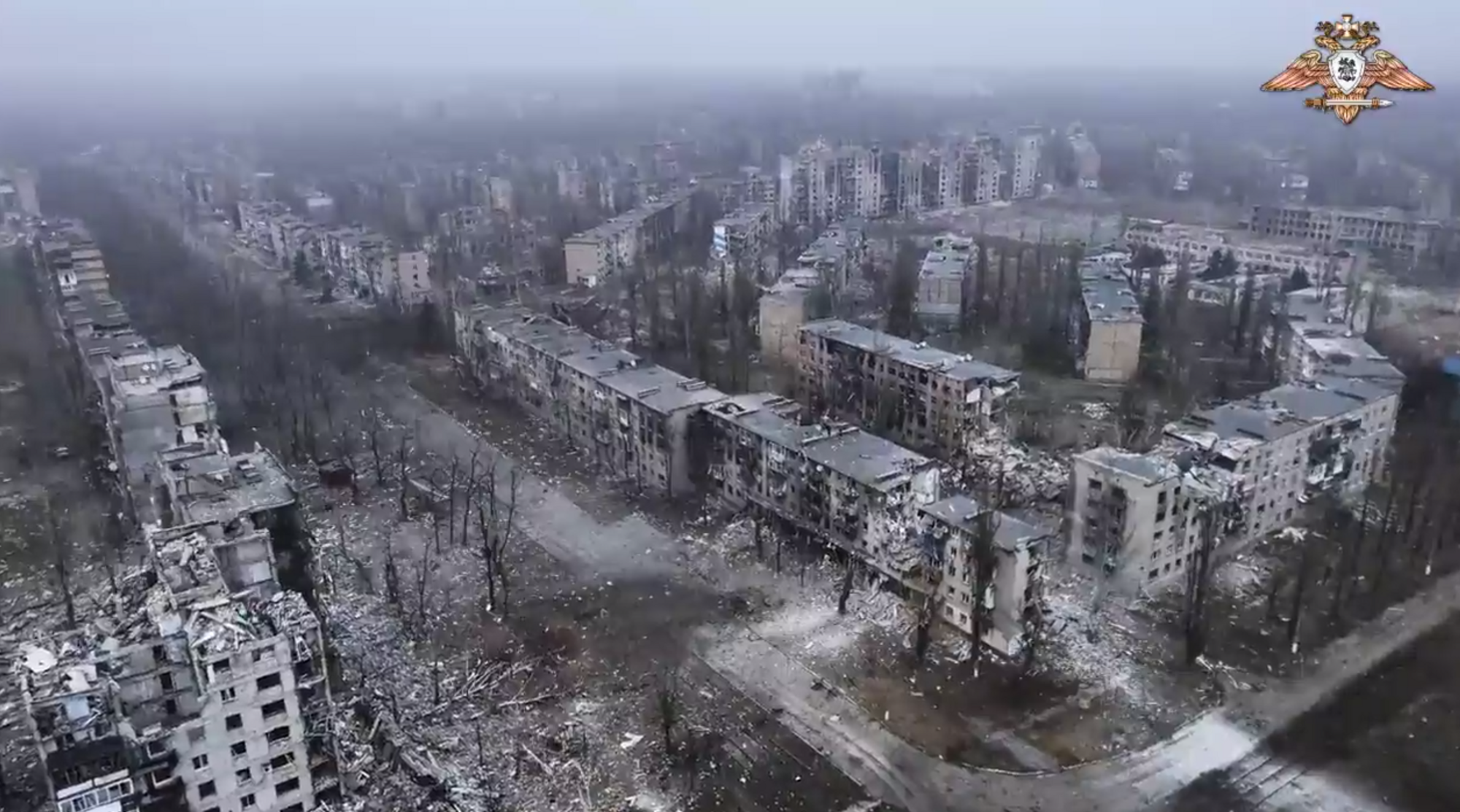 Rosyjscy okupanci chwalili się zdobyciem Awdiejewki, pokazując miasto, które sami zniszczyli.