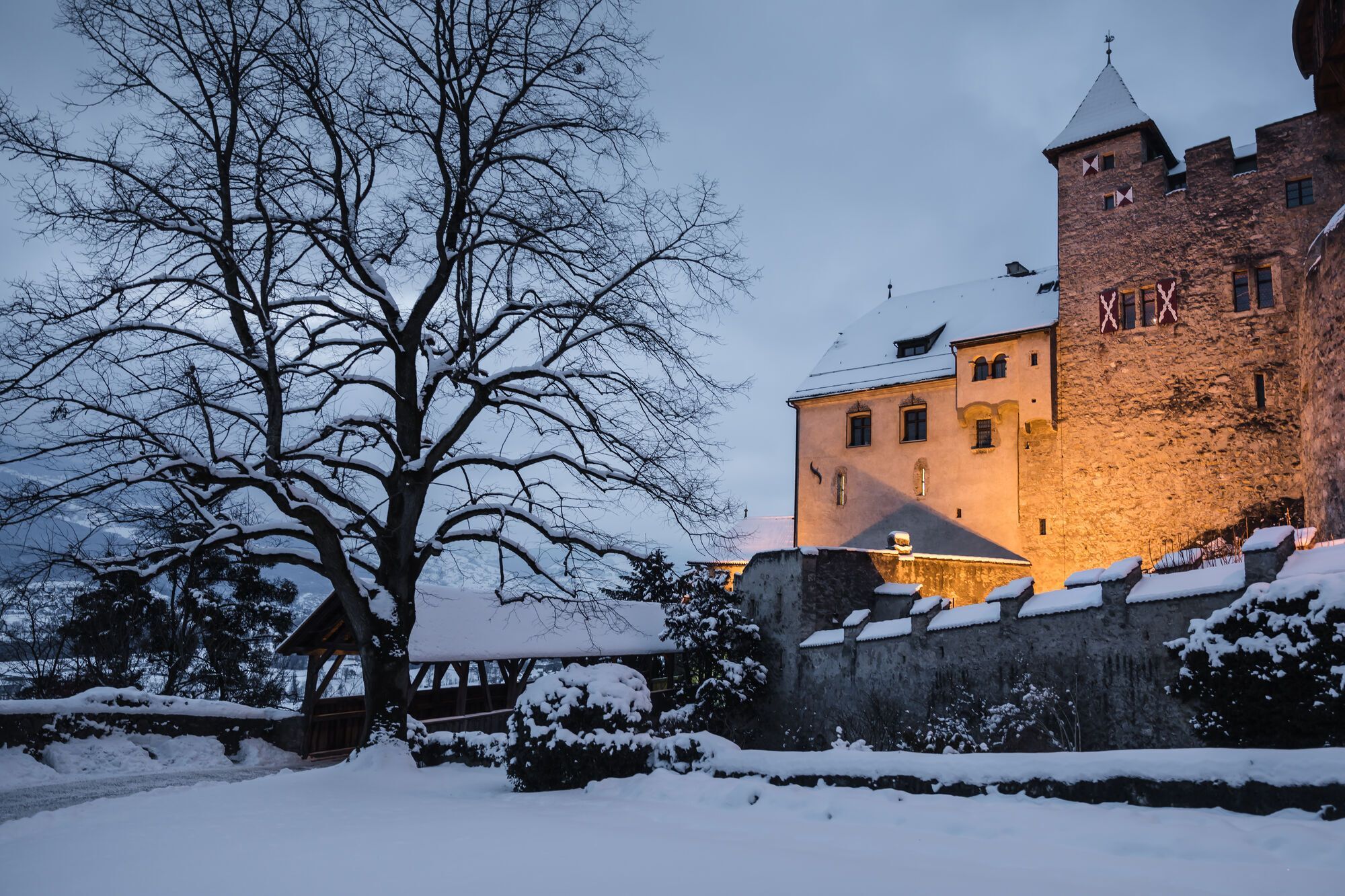 Zamek Vaduz jest dobrym przykładem średniowiecznej architektury