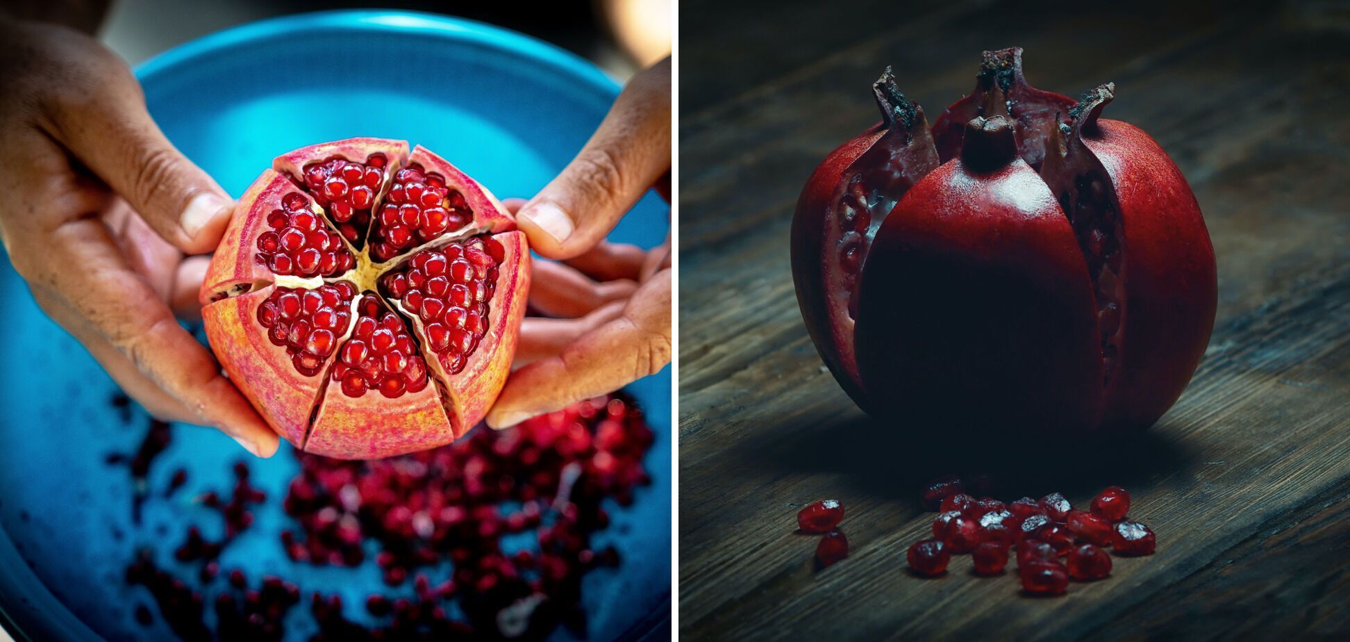 Pomegranate for the dish