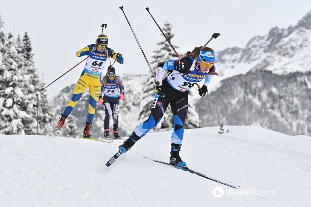 The Estonian biathlete ended the World Championships with the phrase ''Glory to Ukraine''. Video