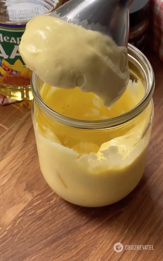 Ready-made mayonnaise