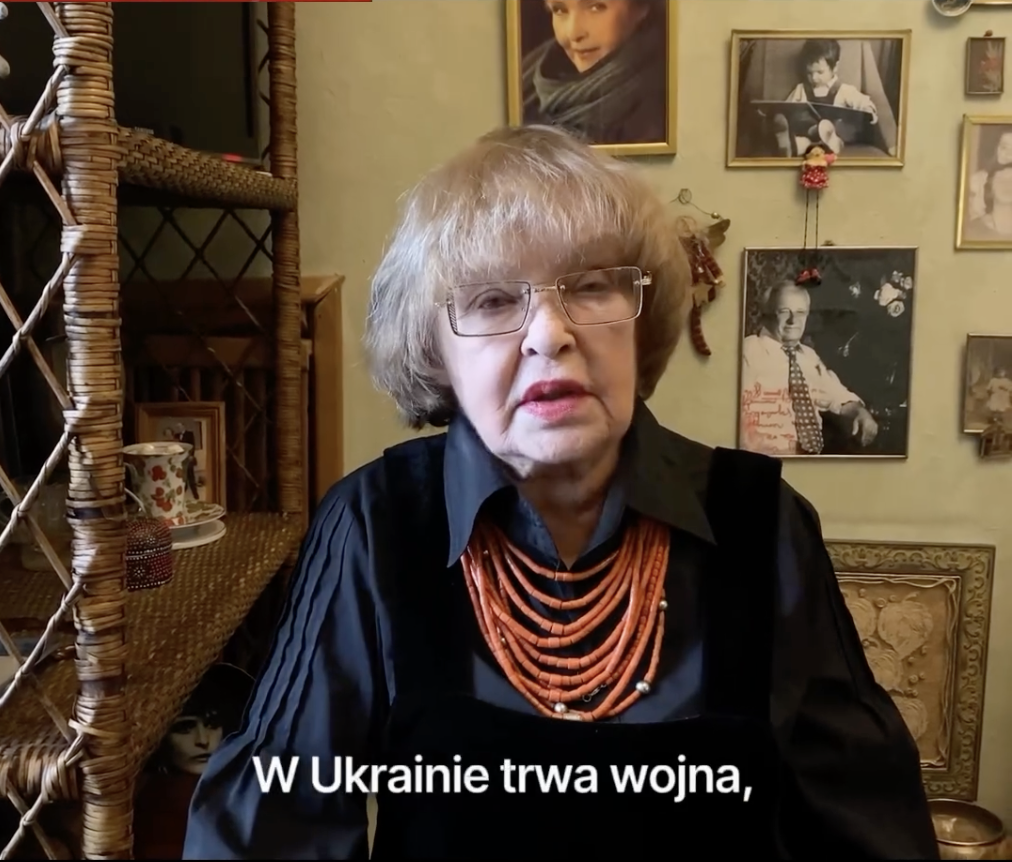 Ada Rogowcza addresses women in Poland about the war in Ukraine