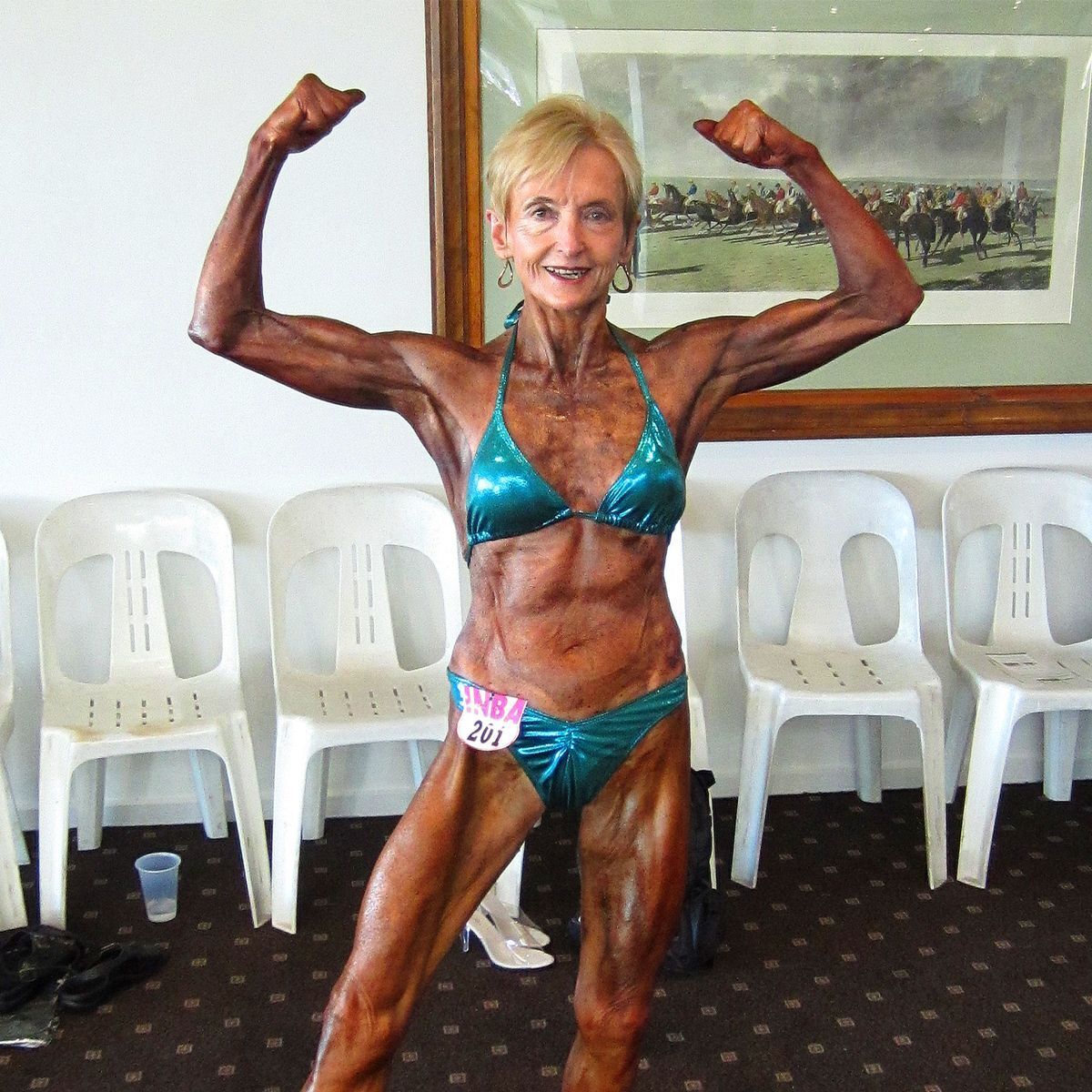 Janice Lorraine is a bodybuilder