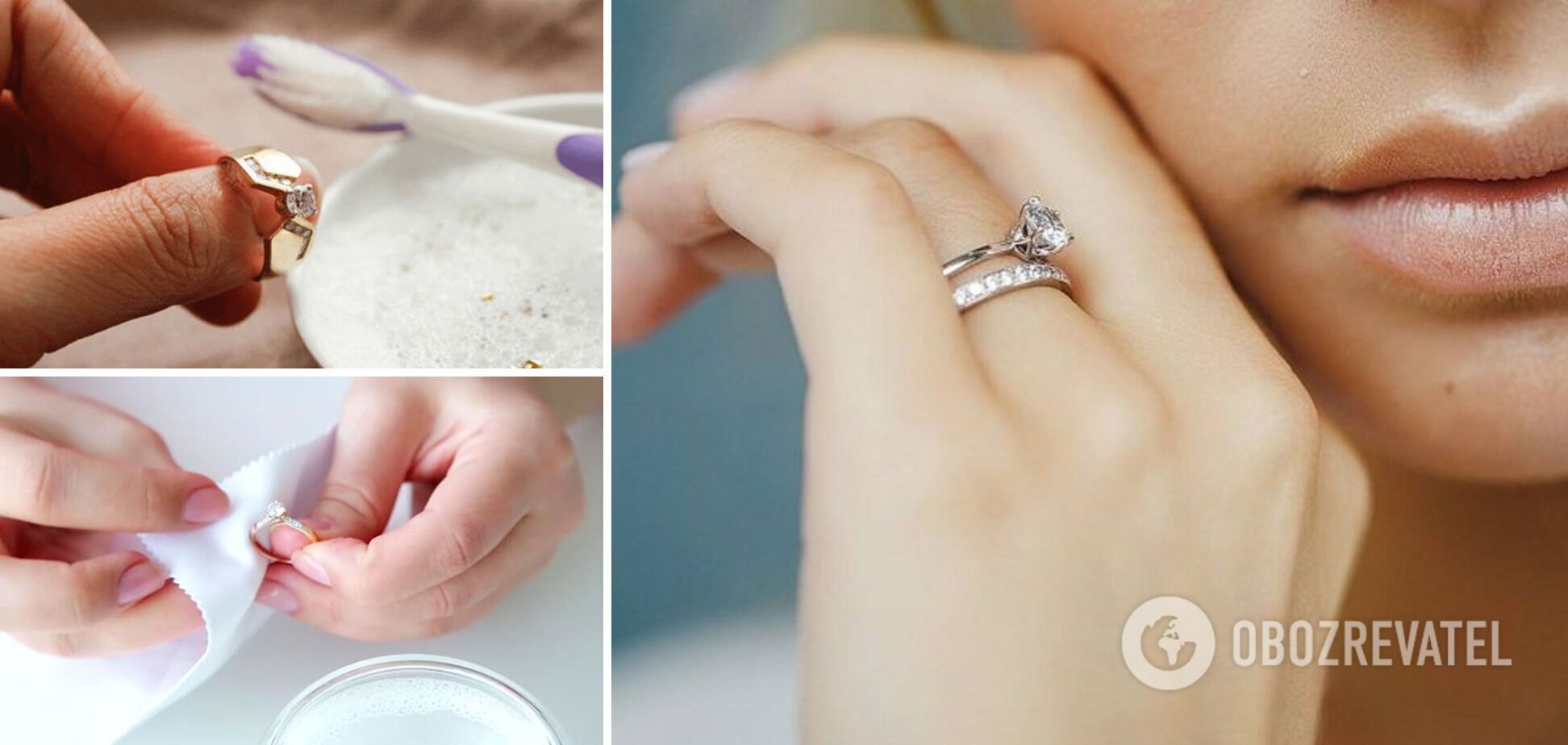 Experts recommend cleaning jewelry at least once every six months