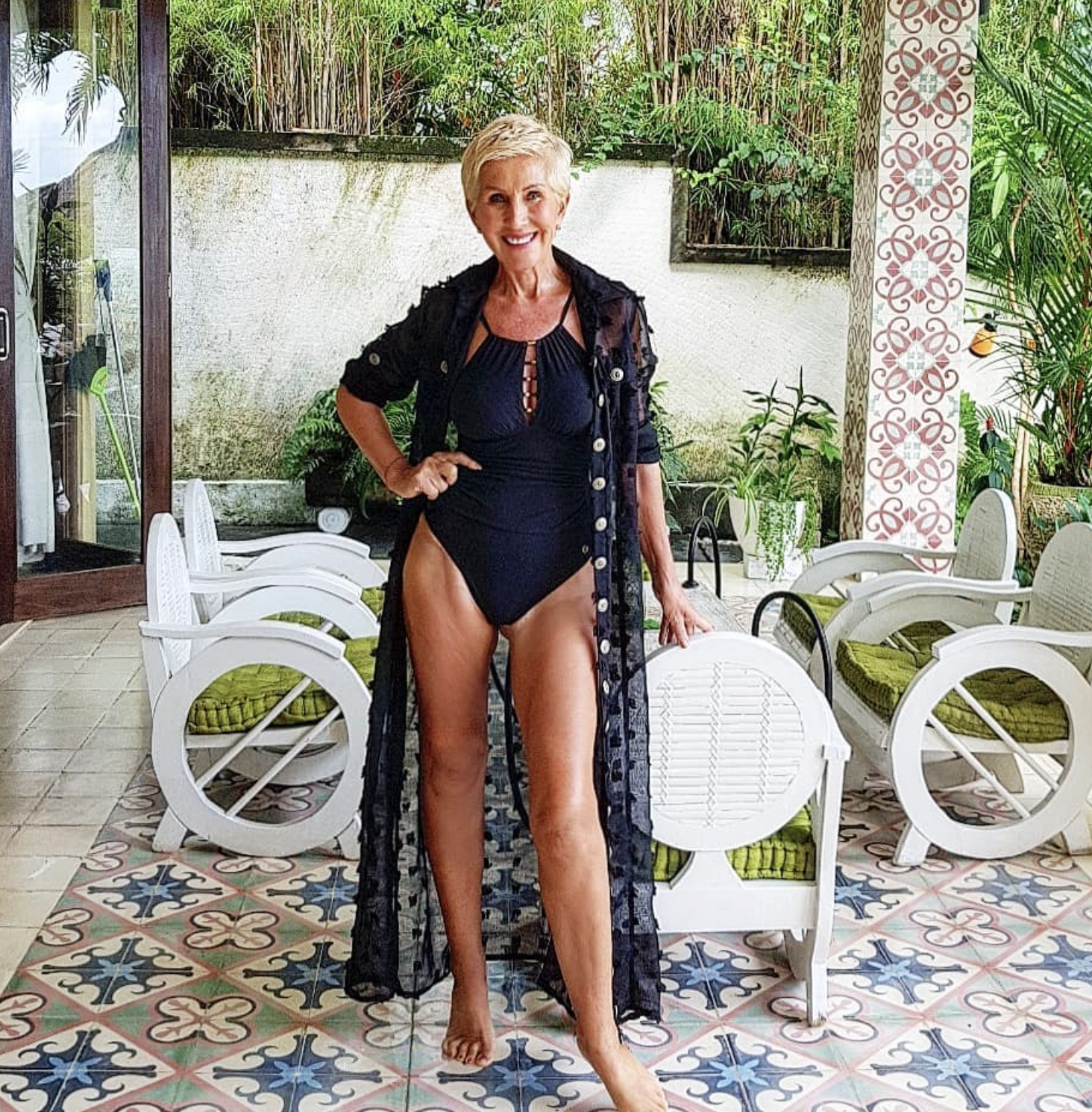 63-year-old model travels the world