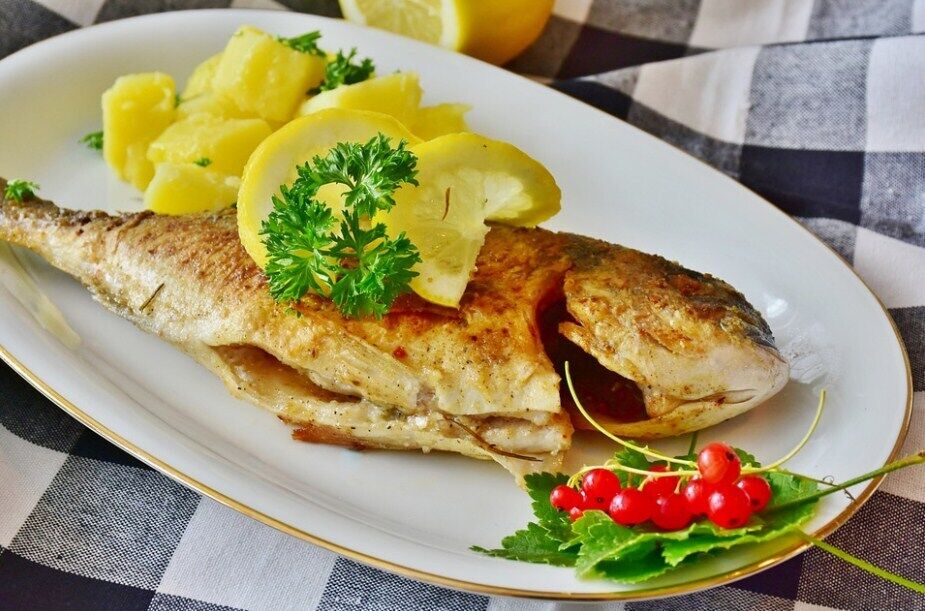 Fried fish in a basic way