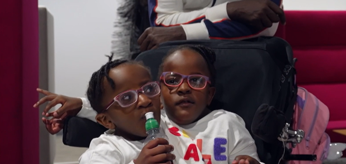 Inseparable sisters. What 7-year-old Siamese twins from Senegal look like now, having been given only a few days to live