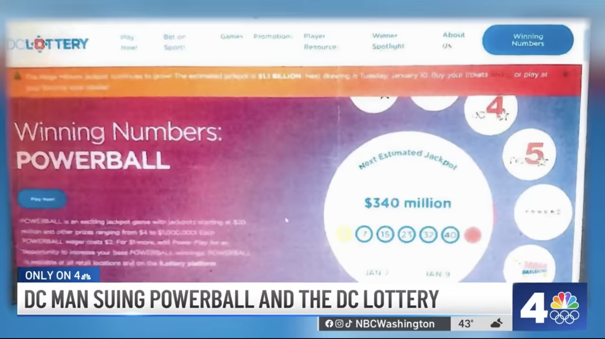 A man who won $340 million in the lottery was unable to collect the money due to a terrible mistake. What happened