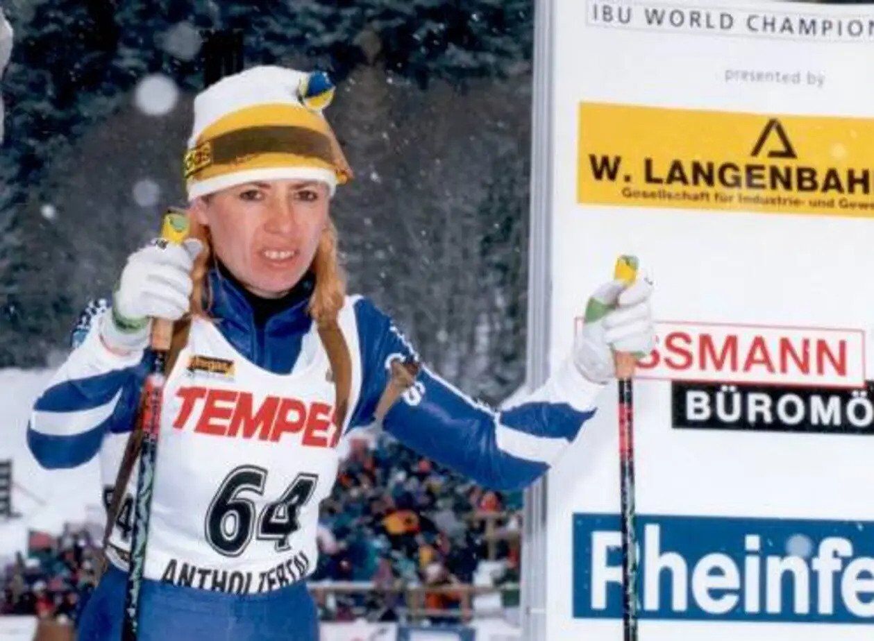 A Ukrainian woman won her historic biathlon medal in someone else's shoes and after her opponent fell: 30 years of our first independent Olympic medal