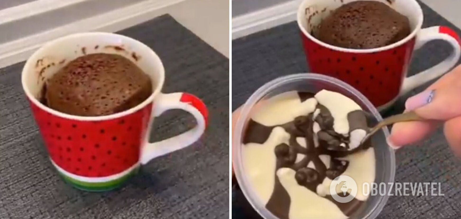 Chocolate dessert in 5 minutes