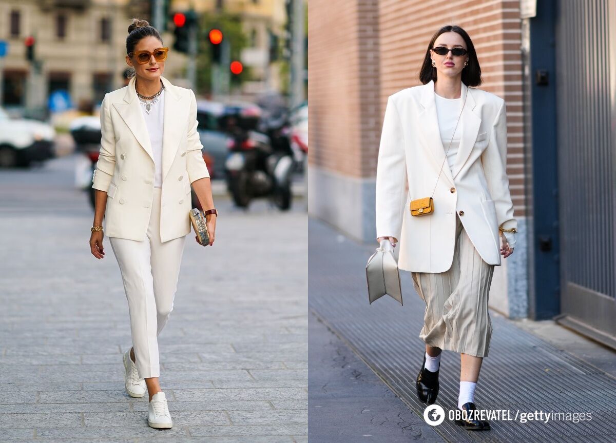 Sophistication in simplicity: what to wear a white T-shirt with. Photo