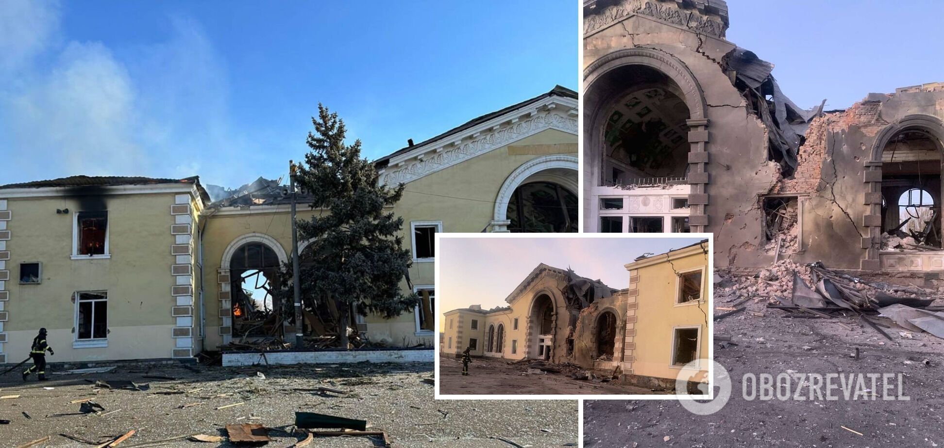 Russian troops attacked Kostiantynivka: the train station and many buildings were damaged, and there is a victim. Photos and video