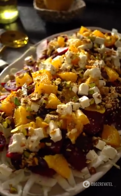 Delicious beet salad with oranges: an unexpected combination