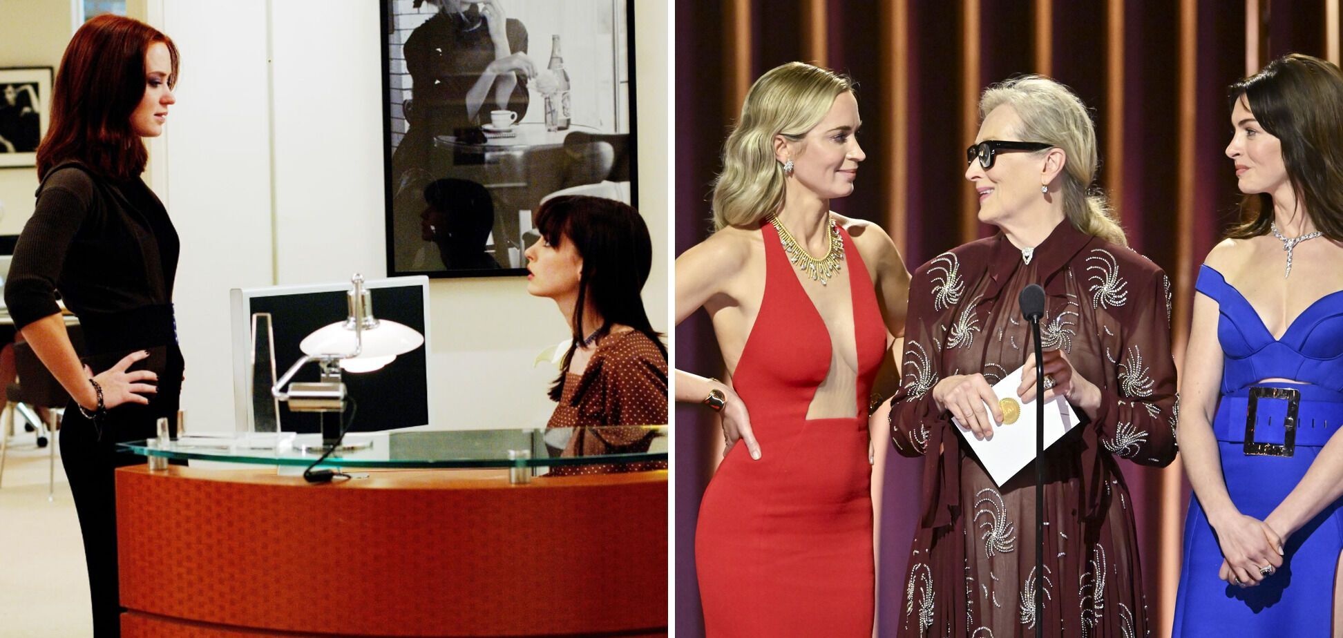Gwiazdy ''Diabeł ubiera się u Prady'' Anne Hathaway, Meryl Streep i Emily Blunt ponownie spotkały się 18 lat po premierze filmu i wzruszyły fanów do łez.