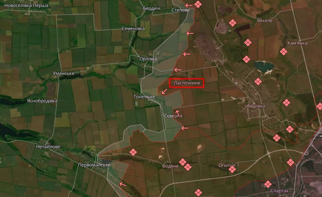 Siły obronne wycofały się z wioski Łastoczkine w pobliżu Awdijiwki: Brygada Tawria wydaje oświadczenie
