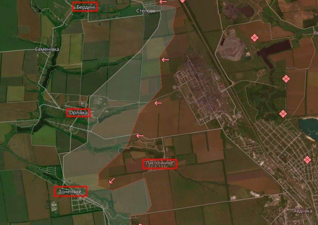Defense forces withdrew from Lastochkine village near Avdiivka: Tavriia Brigade makes statement