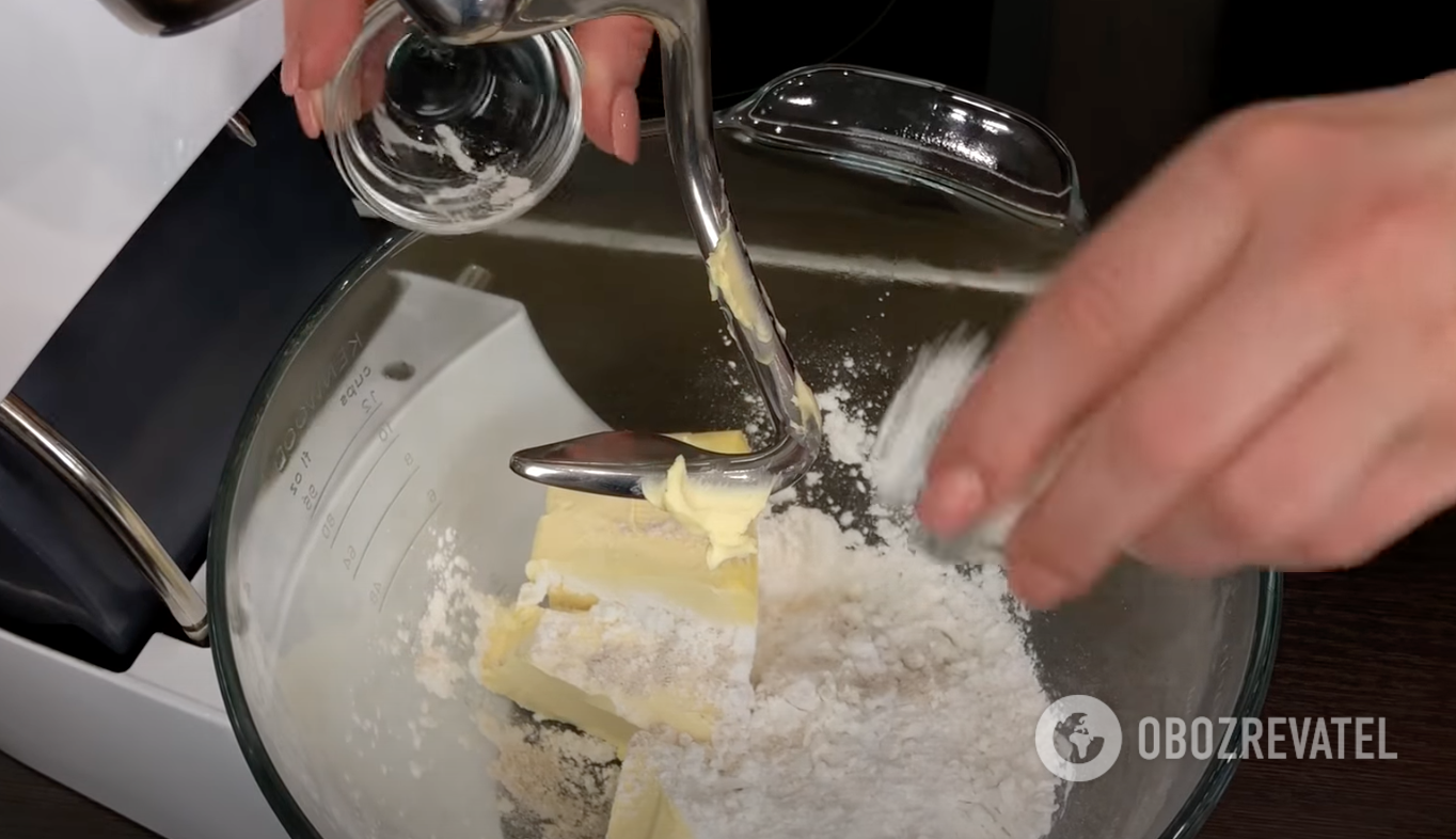 Preparing the dough