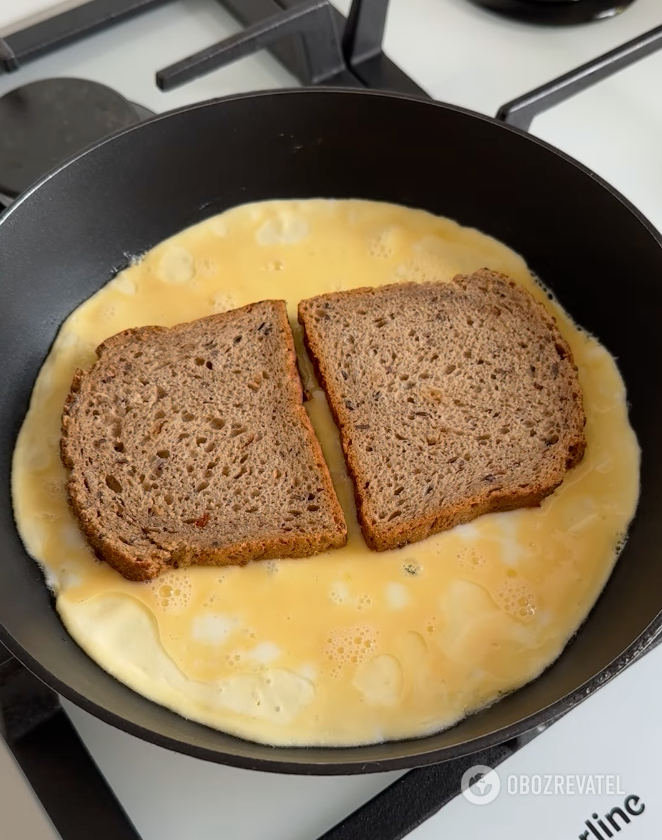 Eggs and bread