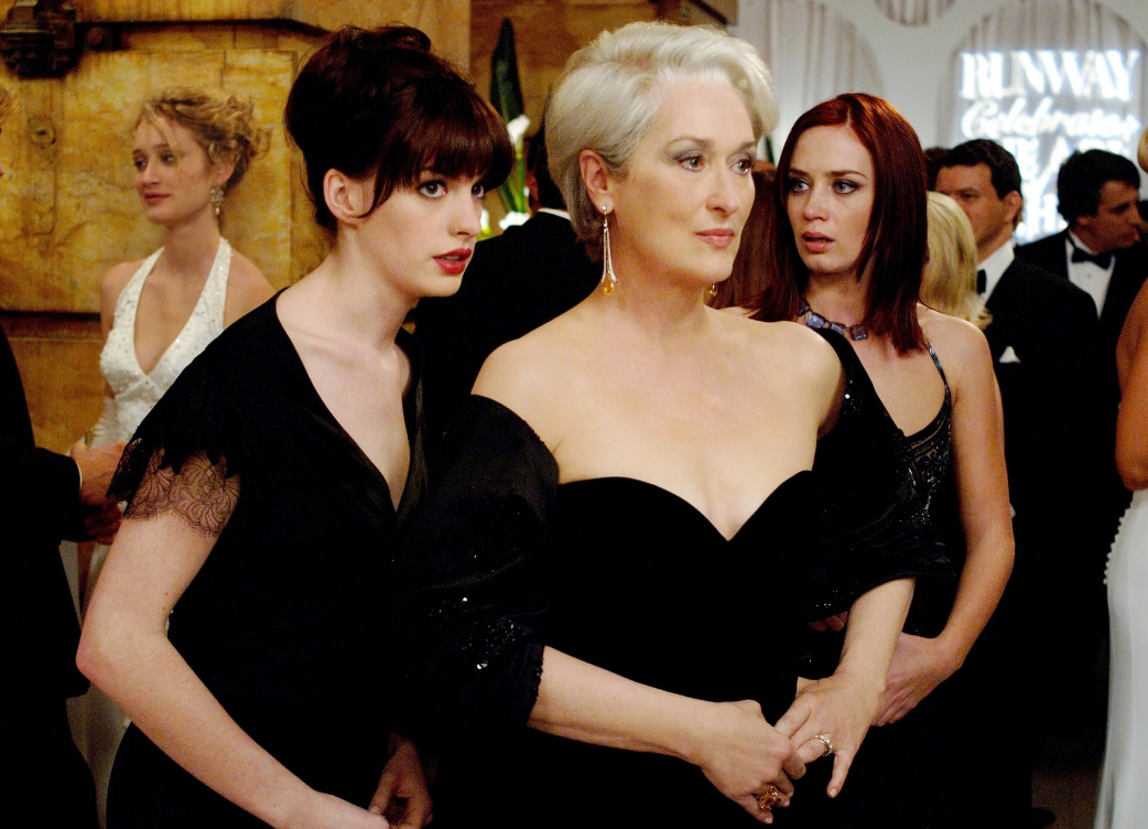 The Devil Wears Prada stars Anne Hathaway, Meryl Streep and Emily Blunt reunited 18 years after the film's release and touched fans