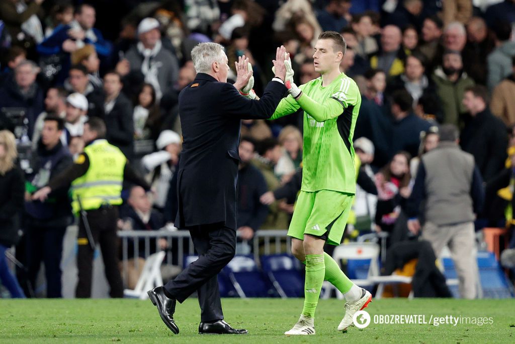 ''We won thanks to you'': Real Madrid coach addressed Ukrainian Lunin after the match