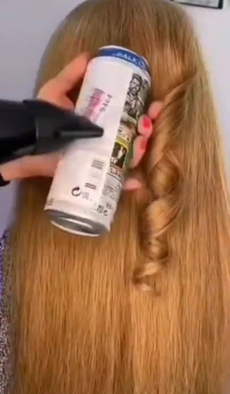 How to make curls without a flat iron and curlers: a viral life hack from TikTok. Video