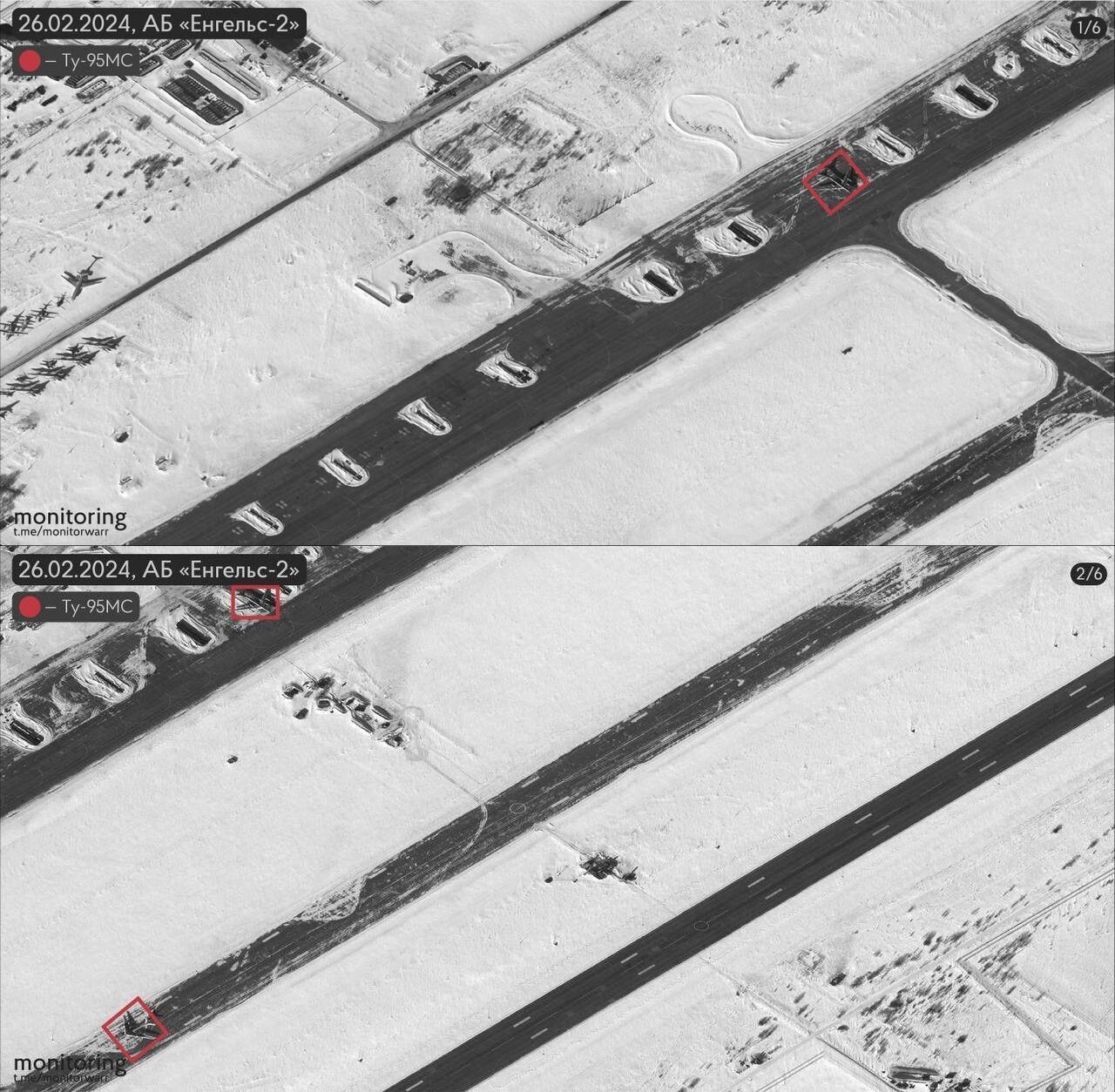 Four aircraft were added to the eight stationed: satellite images of the Engels-2 airfield in Russia appeared online. Photo