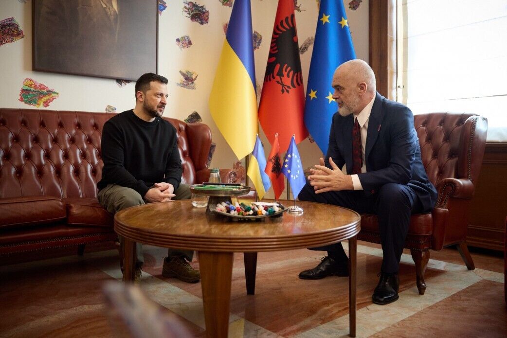 Zelenskyy meets with the Prime Minister of Albania as Ukraine-Southeast Europe summit kicks off in the capital. Video and all details