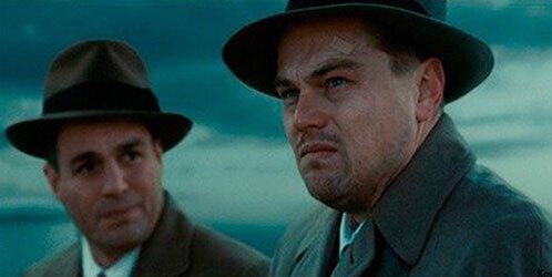 DiCaprio (po prawej) w filmie ''Wyspa potępionych''