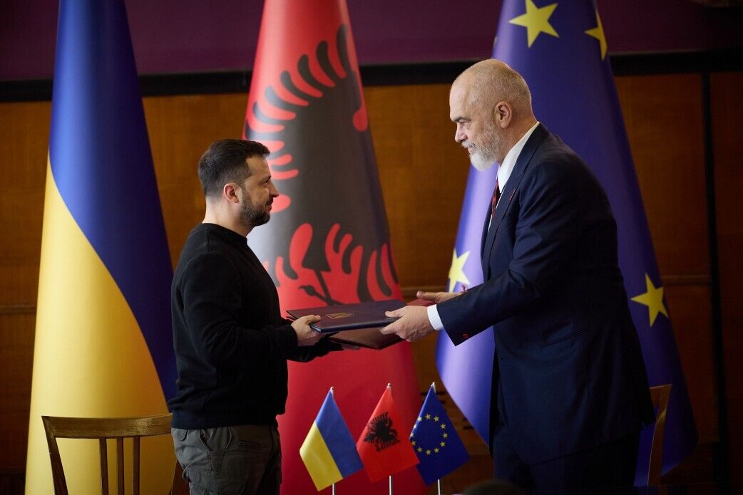 Zelenskyy meets with the Prime Minister of Albania as Ukraine-Southeast Europe summit kicks off in the capital. Video and all details