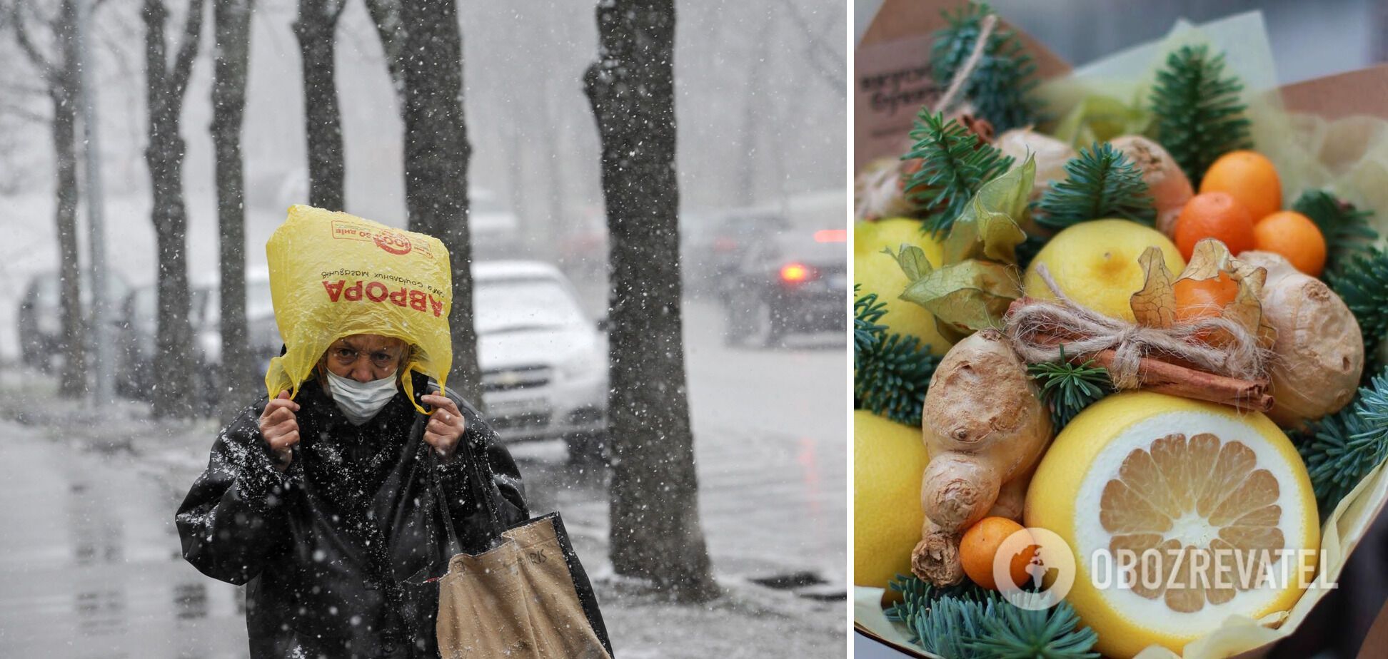 Eat foods rich in vitamins in frosty weather
